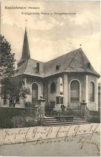 Bischofsheim Hessen - Ev. Kirche -713732