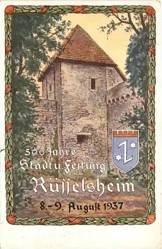500 Jahre Stadt und Festung Rüsselsheim 1937 -713814