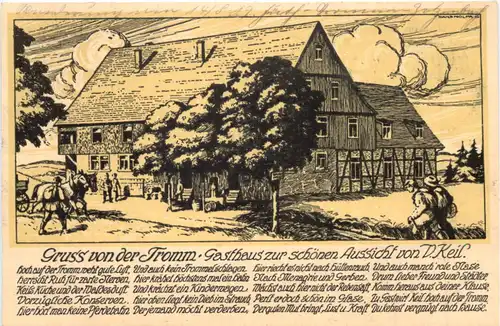 Gruss von der Tromm - Gasthaus zur schönen Aussicht -713934