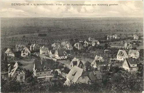 Bensheim an der Bergstrasse - Villen an der Auerbacherstrasse -714012