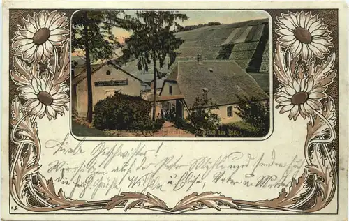 Eltville - Wirtschaft zur Weibermühle - Litho -714060