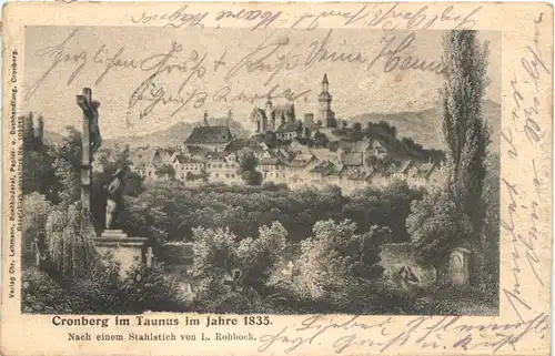 Cronberg im Taunus im Jahre 1835 -714196