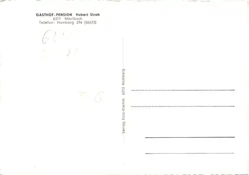 Maulbach Oberhessen - Homberg Ohm -714444