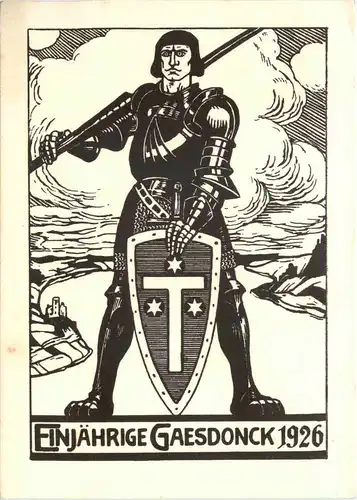 Gaesdonck - Goch - Einjährige 1926 - Studentika -714700