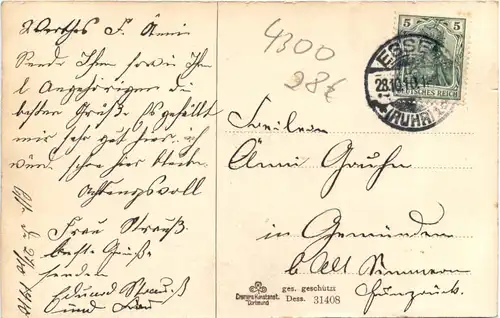 Essen - Luftschiff Zeppelin III in voller Fahrt -714866