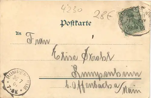 Wesel - Berliner Thor und Postgebäude -714906