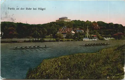 Essen - Partie an der Ruhr bei Hügel -714884