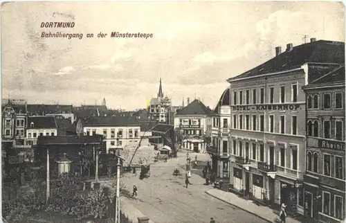 Dortmund - Bahnübergang an der Münstersteepe -715104