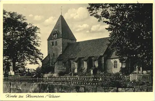 Kirche in Heimsen Weser -715494