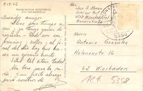 Bad Münstereifel - Alte Fachwerkhäuser -715848