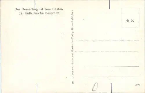 Hirschfeld Hunsrück- Partie an der kath. Kirche -715978