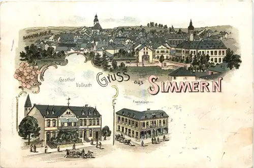 Gruss aus Simmern - Litho -716012
