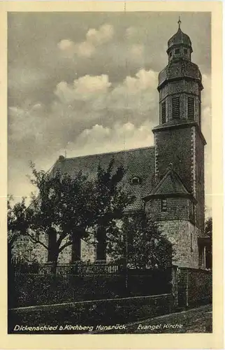 Dickenschied bei Kirchberg Hunsrück - Evangel. Kirche -716082