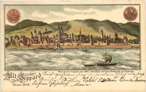 Alt-Boppard - Litho -716250