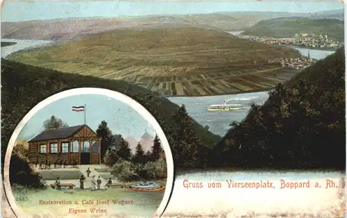 Boppard - Gruss vom Vierseenplatz -716222