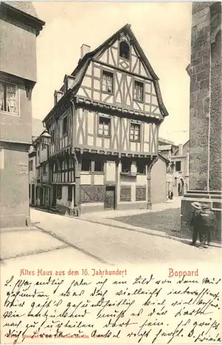 Boppard - Altes Haus aus dem 16. Jahrhundert -716226