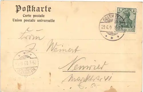 Oberwesel - Gesang Wettstreit 1903 -716322