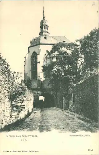 Gruss aus Oberwesel - Wernerkapelle -716342