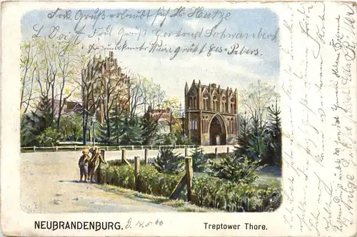 Neubrandenburg - Treptower Thore -716664