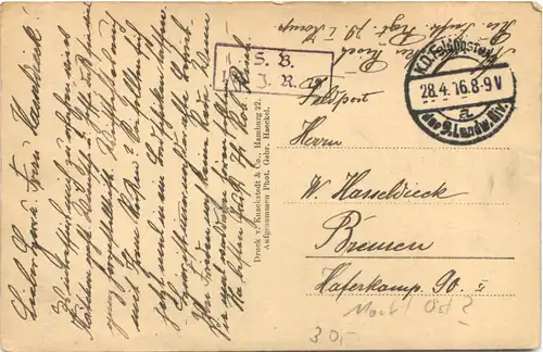 Wochenmarkt in Noyon - Feldpost -716860