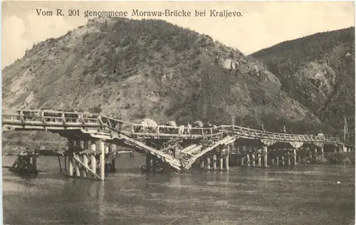 Kraljevo - Morawa Brücke - Feldpost -716880