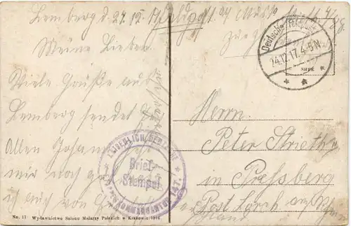 Lemberg - Karl Ludwigs Strasse - Feldpost -716556