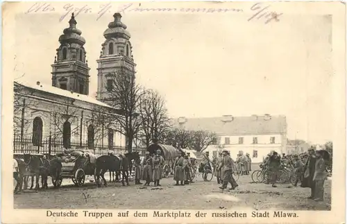 Mlawa - Marktplatz - Feldpost -716896
