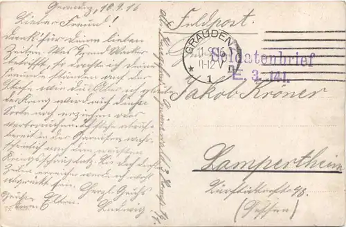 Graudenz - Feldpost -717162