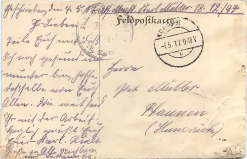 WW1- Im Wolhynischen Walde - Feldpost -717118