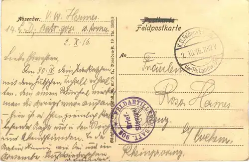 Russischer Bauer - Feldpost -717132