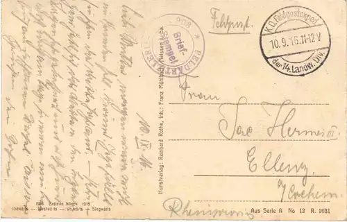 Polnische Geschwistr - Feldpost -717136