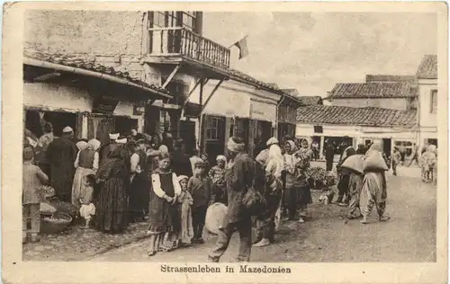 Strassenleben in Mazedonien - Feldpost -716950