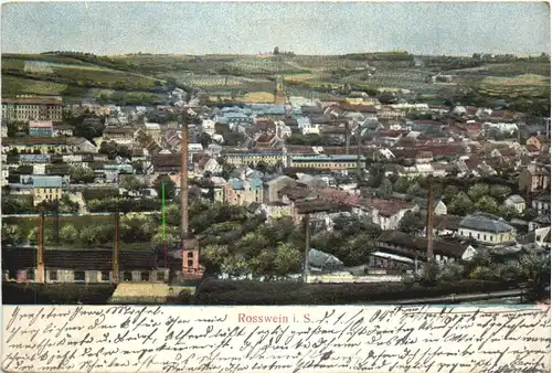 Rosswein in Sachsen - Reliefkarte -717100