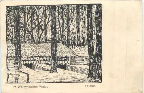 WW1- Im Wolhynischen Walde -717120