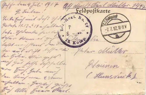 Walhynische Kirche - Feldpost -717110