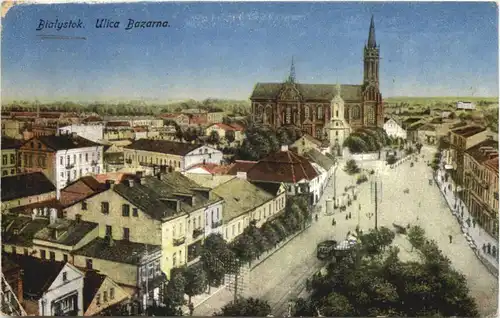 Bialystok - Ulica Bazarna - Feldpost -717272