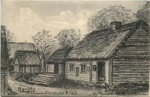 WW1 Naroty Handwerkerstube - Feldpost -717352