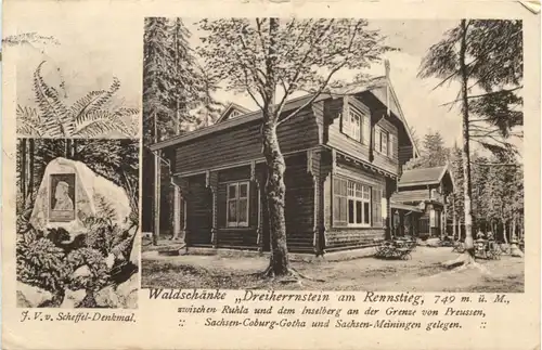 Waldschänke Dreiherrnstin am Rennsteig -717186