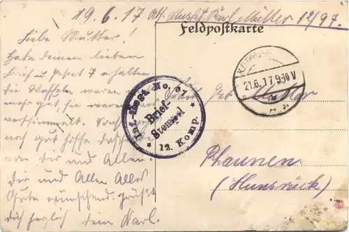 WW1 Russische Dorfstrasse - Feldpost -717348
