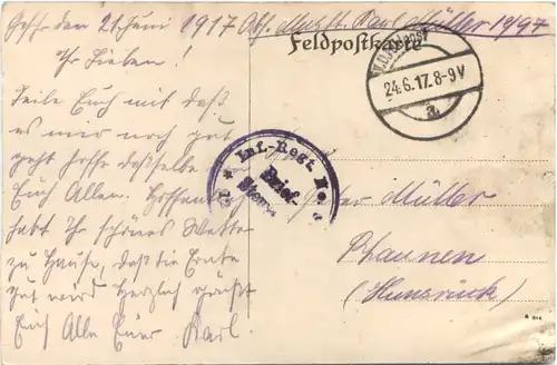 WW1 Wolhynische Kirche - Feldpost -717338