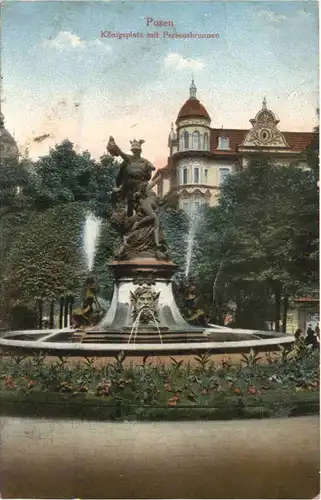 Posen - Königsplatz mit Perseusbrunnen -717324