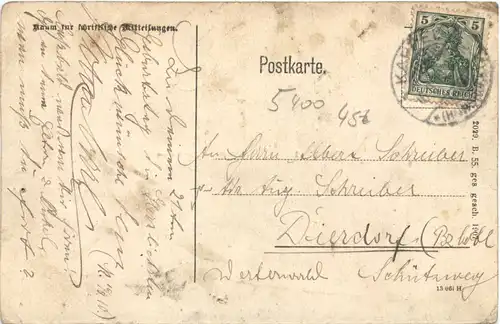 Coblenz - Geld auf Ansichtskarten -717486