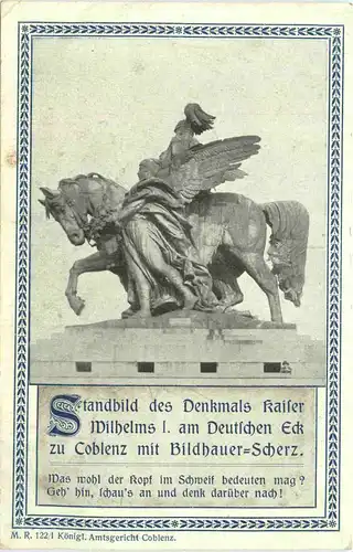 Koblenz - Standbild des Denkmals -717578