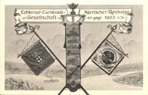 Koblenz am Rhein - Karnevals Närrischer Reichstag Gesellschaft 1903 -717610