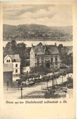 Gruss aus dem Charlottenstift zu Braubach am Rhein -717796