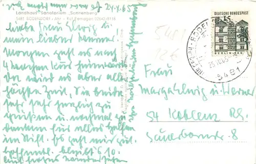 Bodendorf Ahr - Sanatorium Sonnenberg -718000