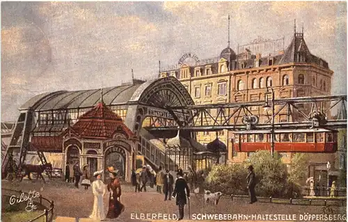 Elberfeld - Schwebebahn Haltestelle Döppersberg - REPRO -718656