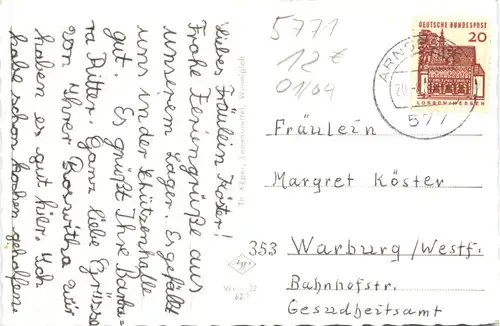 Gruss aus Wennigloh Sauerland - Arnsberg -718654