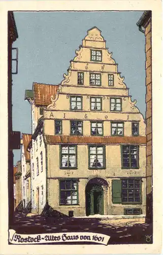 Rostock-Altes Haus von 1601 -718814