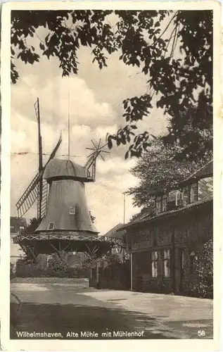 Wilhelmshaven - Alte Mühle mit Mühlenhof -718746